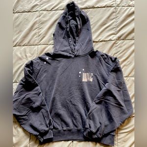 Anine Bing Alec Oversized Logo Hoodie